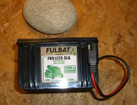 Batteri 12V / 2,5Ah till gräsklippare 
